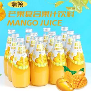 芒果汁玻璃瓶果味饮料芒果味饮料小瓶310ml6瓶/12瓶整箱