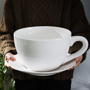 探桃喜马克杯大容量陶瓷杯子超大号创意个性咖啡杯子可爱巨大型杯