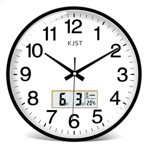 立体简易钟表时钟表白色简单复古室内吊钟美容院欧式挂墙房间挂钟