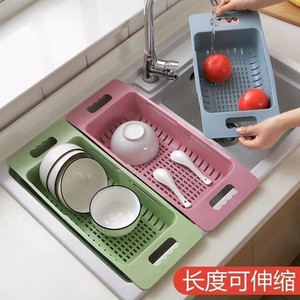 厨房沥水架淋水塑料碗碟放洗碗溧水碗架家用置物漏水篮放碗盆单层