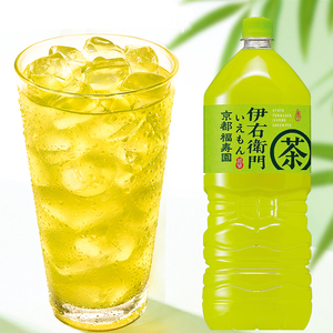 日本进口三得利伊右卫门绿茶抹茶京都福寿园茶饮料饮品超大瓶装2L