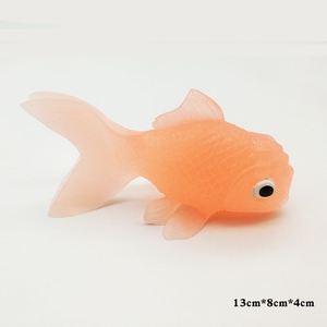 。小鱼玩具 仿真硅胶 塑料软胶小金鱼模型小号儿童大号儿童海洋动