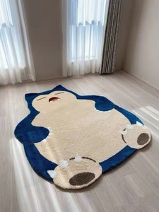 Pokemon宝可梦Karimoku地垫卡比兽仿羊绒床边地毯卧室客厅茶几毯