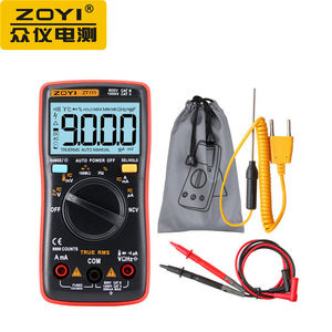 众仪ZT100ZT109ZT111高精度自动量程数字小万用表电容温度频率