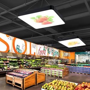 定制水果图案灯生鲜水果区超市商场水果店拼接造型灯创意异形灯具
