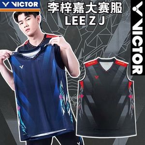 2024victor李梓嘉马来西亚大赛服龙纹设计维克多胜利比赛羽毛球服