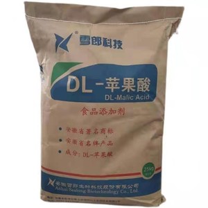 安徽雪郎DL-苹果酸食品级酸味剂酸度调节剂增酸剂食品饮料1kg包邮