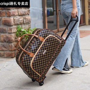红谷旗舰店官方旗舰手提包旅行袋拉杆行李包带轮子大容量轻便可折
