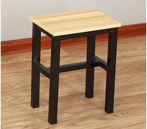 四方凳子櫈子培训用铁质餐凳车间培训班金属铁凳学生钢木小方凳