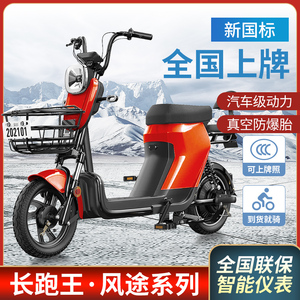 新国标电动车009外卖长跑王锂电池专用电瓶车小型新款电动自行车