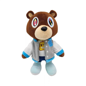 Kanye graduation bear 侃爷同款辍学熊毛绒玩具公仔玩偶