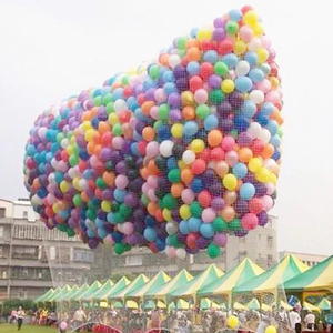 学校毕业典礼放飞氦气球网兜开业庆典运动会商业活动布置放空飘网