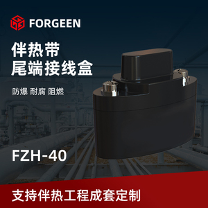 尾端接线盒FZH-40伴热带配件防爆电伴热带尾部封头加热带终端盒
