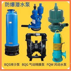 BQS矿用潜水排沙泵WQB防爆水泵FQW矿用风动潜水泵BQG气动隔膜泵