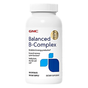 GNC健安喜复合维生素b族提高新陈代谢女性叶酸肌醇生物素b12烟酸