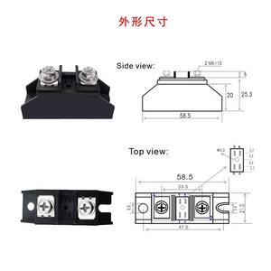 小型二极管模块MD10A放反 充25YMRA40 55防A70A100A 150A电动车逆