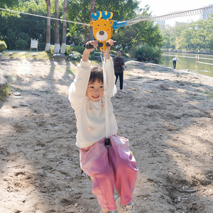 幼儿园儿童户外滑索滑轮溜索设备空中滑行索道早教体适能训练器材