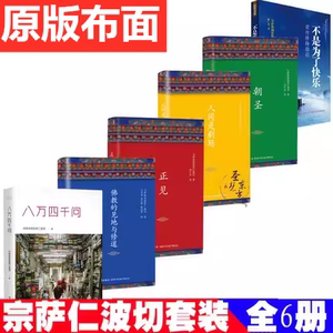 宗萨蒋扬钦哲仁波切的书6册装正见/朝圣/八万四千问/不是为了快乐