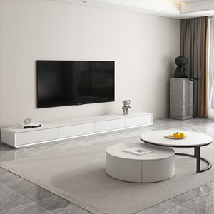 双虎家私北欧电视柜茶几组合现代简约大小户型客厅家具落地电视机