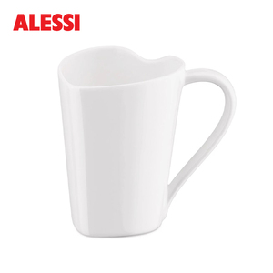 意大利进口ALESSI心形马克杯骨瓷创意水杯咖啡爱心杯子送礼家用