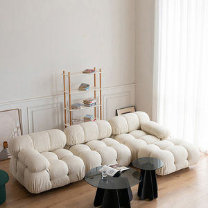现代简约布艺轻奢北欧创意客厅模块方块面包大小户型组合套装沙发