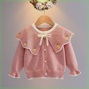 品巴拉巴拉韩系女童秋装外套婴儿针织开衫时髦学院风中小童外穿上
