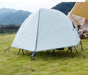 户外野营离地帐轻量化易携带行军床帐篷折叠铝合金遮阳棚防雨蚊帐