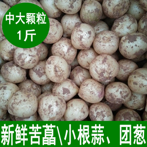 新鲜苦藠小根蒜团葱苦芥苦叫小蒜头四川茭头野葱头薤白500g包邮