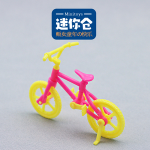 小单车摆件微缩迷你自行车仿真山地车过家家玩具模型孩子礼物配件