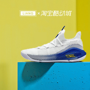 Curry 6主场雪花圣诞花卉库里6代中国行黑白实战男运动复刻篮球鞋