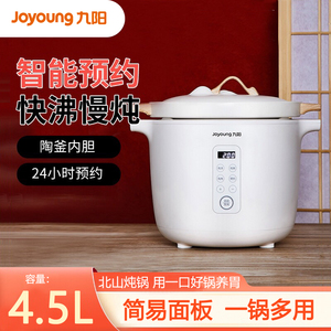 Joyoung/九阳 D-45Z2陶瓷电炖锅北山全自动煲汤锅电煮锅煮粥4.5L