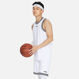 李宁夏季运动套装男子篮球比赛套装系列裤子上衣运动服AATS003