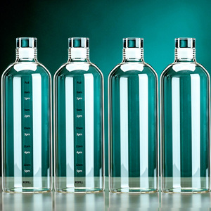 玻璃酒瓶子空瓶高档密封泡酒专用2斤装白酒瓶密封瓶食品级储酒器