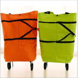 买菜车手拉包折叠拖包伸缩式两用便携带轮购物车袋买菜包旅行拉车