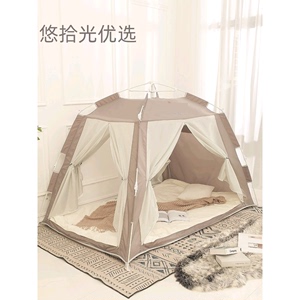 室内帐篷大人可睡觉保暖家庭双人大容量折叠全自动户外家用儿童