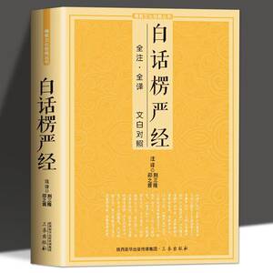 白话楞严经原文拼注音版白话文大fo顶首楞严经地藏经金刚经十三经原文加注释译文印广法师讲记禅修经文讲义fo经fo学入门初学者推荐