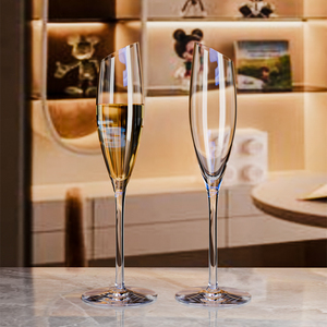 德国进口工艺人工吹制 水晶香槟杯套装 家用高档白葡萄酒杯高脚杯