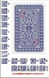 新3A2020 魔术扑克背面能认花色娱乐眼镜道具手法教学高科技纸牌