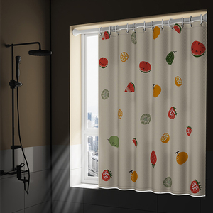 窗户隐私帘浴室防走光遮光窗帘卫生间简易免打孔防窥玻璃窗遮挡帘