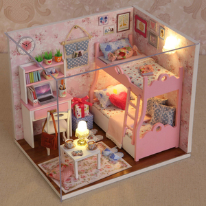 儿童玩具女孩8至12岁益智女生生日礼物diy手工过家家小公主娃娃屋