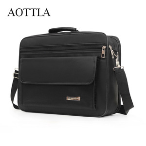 AOTTLA Men's Briefcase Handbags 17inch Large Capacity Men Bu