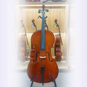 高档moza梦响演奏级大提琴实木虎纹手工大提琴儿童初学者独奏乐器