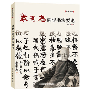 康有为碑学书法要论 广艺舟双楫晚清近代书法论著万木草堂所藏中国画目康有为碑学书法范图临摹鉴赏名家讲稿碑帖书法学习讲义理论