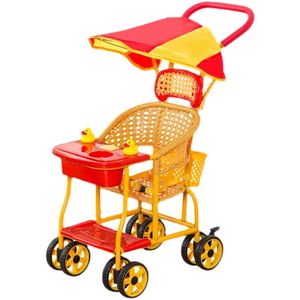 八个月宝宝坐的车儿童出行小推车遛娃神器夏天儿童凉椅推车婴儿