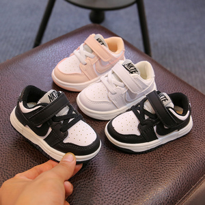 宝宝鞋子春秋幼儿小白鞋女0-1-3岁男小童运动鞋婴儿软底学步白鞋