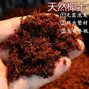 无菌椰土垫材乌龟冬眠蜘蛛蝎子爬虫角蛙蜗牛保湿苔藓免泡直接用