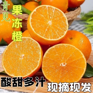 青见果冻橙8斤当季整箱新鲜水果桔子现摘丑柑蜜橘子酸甜多汁橙子