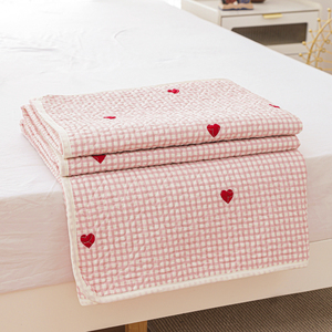 A类纯棉薄床垫睡觉铺的小褥子夏季床褥垫床单防滑垫不位移床护垫