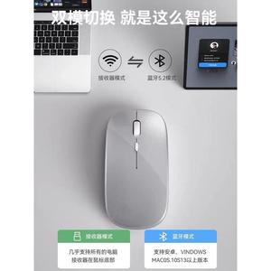 Dual Mode Bluetooth Rechargeable Optical Wireless Mouse Slie