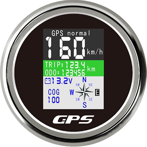 船舶游艇GPS速度表电动车摩托车摩托艇快艇GPS速度表迈速表总成表